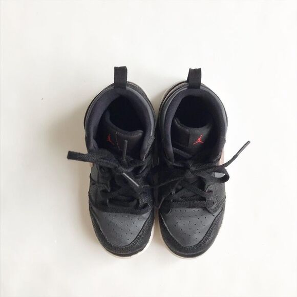 Nike Air Jordan 1 retro high black/bronze TD sneakers EUC size 10 - Picture 3 of 7